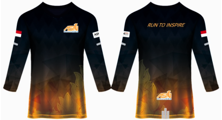 Panjang Navy-Orange ASN Runners